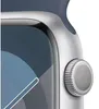 Apple Watch 9 GPS 45mm Silber Alu Blau Sportarmb. M/L Produktbild-Vorschau 4
