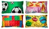 Kissenbezug Plüsch Kissenhülle Fußball Soccer ca. 30x50 cm Produktbild-Vorschau 3