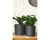 Cache-pot en plastique Lora Ø 25 cm anthracite Voir les images du produit 2