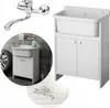 SIGO Lavabo con base e rubinetto – mobile sottolavabo con Anteprima dell’immagine prodotto 4