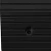 A close-up view of a black rubber ramp with horizontal ridges and a central hole. Náhled obrázku produktu