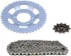 Kettensatz 3-teilig silber 11/45 Zähne für Zündapp ZD 20 25 Produktbild-Vorschau 1