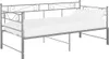 Divano letto allungabile in metallo grigio 90x200 cm Anteprima dell’immagine prodotto 1