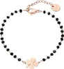 Bracelet en acier chirurgical avec perles noires Star Voir les images du produit 21