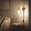 Wandleuchte Metall und Glas Baudelaire Grün Produktbild-Vorschau 2