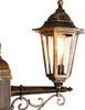 Antike Außenlaterne Gold 3 Flammig IP44 New Haven Produktbild-Vorschau 6