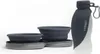 Kit de voyage - Deux gamelles pliables avec bouteille d'eau Voir les images du produit 1