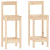 vidaXL 3-tlg. Bar-Set Massivholz Kiefer Produktbild-Vorschau 5