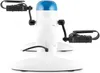 A white and blue pedal trainer for home use, shown from a front-facing, slightly angled perspective on a white background. Produktbild-Vorschau