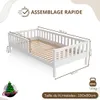 Crazy Pine Lit d'enfant 90x190 cm - Lit de sol Montessori Voir les images du produit 3
