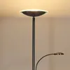 Lindby LED-Stehlampe Malea, nickel, Leselampe, dimmbar Produktbild-Vorschau 8