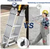 XINZI 6-in-1 multifunctionele ladder, aluminium met Productafbeelding-voorbeeld 7