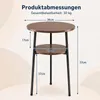 Tavolino KOMFOTTEU, forma rotonda, diametro 39 cm, tavolino Anteprima dell’immagine prodotto 7