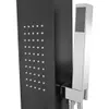 vidaXL Duschpaneel-System Aluminium Mattschwarz Produktbild-Vorschau 4