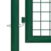 vidaXL Maschen-Gartentor Grün 500x125 cm Verzinkter Stahl Produktbild-Vorschau 5