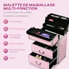 HOMCOM Valise trolley maquillage mallette cosmétique vanity Voir les images du produit 3