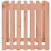 vidaXL Pflanzkübel Lattenzaun-Design 70x70x70 cm Massivholz Produktbild-Vorschau 4