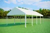 Partyzelt 4x8m - PVC Standard Feuerfest - Grün und Weiß Produktbild-Vorschau 4