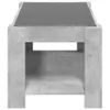 vidaXL LED-Couchtisch Betongrau 93x53x45 cm Holzwerkstoff Produktbild-Vorschau 8