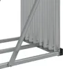 vidaXL Wiata na drewno opałowe antracyt 180x45x100 cm Stal Podgląd zdjęcia produktu 9
