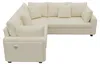 Merax L-förmiges Ecksofa mit LED-Licht, USB-Ladeanschluss, Produktbild-Vorschau 7