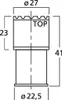 MONACOR MD-110 Dynamische Mikrofonkapsel Produktbild-Vorschau 2