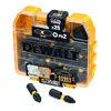 A Dewalt screwdriver bit set in its original packaging, with two bits displayed in the foreground. Anteprima dell’immagine prodotto