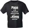 T-Shirt mit Print - Papa stark wie ein Bär..Gepard..König Produktbild-Vorschau 1
