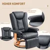 Fauteuil relax HOMCOM pivotant avec fonction d'inclinaison Voir les images du produit 7