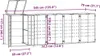 vidaXL Pojemnik na odpady do 5 ton czarny 345x79x117 cm Podgląd zdjęcia produktu 10