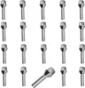 20x bullone ruota M12x1.25 collare conico 60° argento 40 mm Anteprima dell’immagine prodotto 1