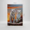 Bild auf Leinwand - Leinwandbild - Einteilig - Tiger weiß Produktbild-Vorschau 3