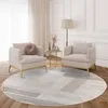 Tapiso Teppich CRYSTAL Rund Grau Wohnzimmer Schlafzimmer Produktbild-Vorschau 3
