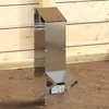 vidaXL Krmítko pro kuřata stříbrné 13 x 12 x 51 cm Náhled obrázku produktu 4