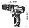 BOSCH GSB 12V-15 Professional Akku-Schlagbohrschrauber 12,0 Productafbeelding-voorbeeld 7