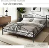 Lit design romantique avec sommier - 200 x 140 cm, Voir les images du produit 4