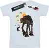 Star Wars - "AT-AT" T-Shirt für Damen BI45162 (M) (Weiß) Produktbild-Vorschau 1