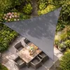 Wasserdichtes Sonnensegel für den Garten, dreieckig, grau, Produktbild-Vorschau 5
