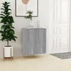 vidaXL Botník Grey Sonoma 60x35x70 cm Dřevěný materiál Náhled obrázku produktu 3