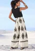 LASCANA Palazzohose mit Ethno-Print und weitem, luftigem Produktbild-Vorschau 3