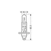 A technical drawing of a car headlight bulb with dimensions. Produktbild-Vorschau