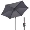 Deuline Alu Sonnenschirm Ø300cm Gartenschirm Produktbild-Vorschau 1