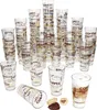 48x Candy Latte Macchiato Gläser 380ml Schrift-Dekor Produktbild-Vorschau 1