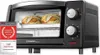 A black toaster oven with two loaves of bread inside. Voir les images du produit