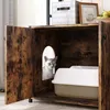 Katzenklo Schrank mit Regal 89,5 x 45 x 132 cm, Versteckte Produktbild-Vorschau 5