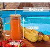 gouveo 6er Set Trinkgläser 350 ml grün mit Henkel, Deckel Produktbild-Vorschau 2