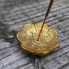 Räucherstäbchenhalter klein Blume Metall gold Blüte Produktbild-Vorschau 7