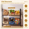 COSTWAY Getränkekistenregal für 6 Kisten, klassisches Regal Produktbild-Vorschau 3