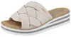 RIEKER Damen Pantolette hellbeige Kunstleder - Größe: 42 Produktbild-Vorschau 1