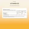 A nutritional information table for Vitamin D3 supplements. Produktbild-Vorschau